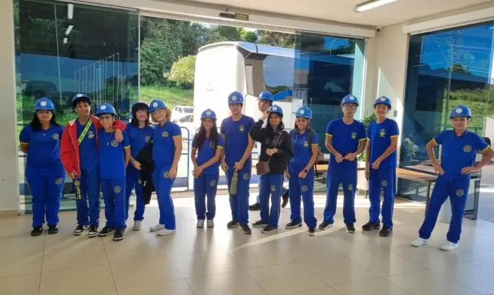 Alunos da EEEFM Duque de Caxias realizam visita técnica à Usina Hidrelétrica de Santo Antônio durante a Semana do Meio Ambiente