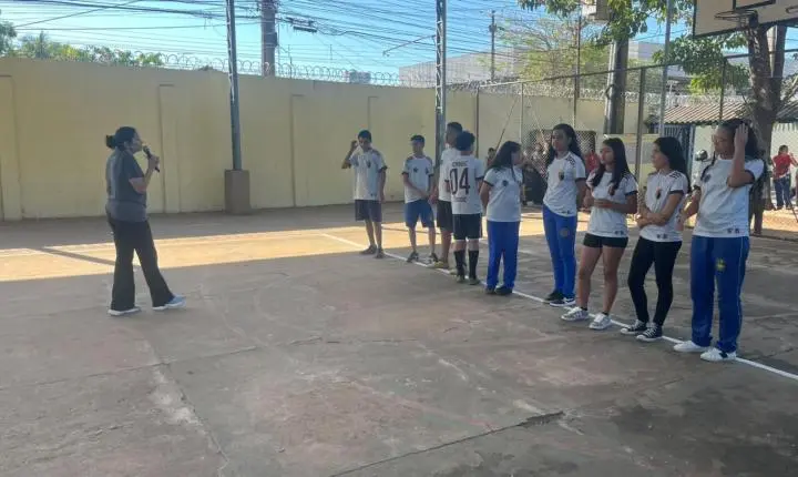  MURAL DE FOTOS DO JIDUQUE 2026 REGISTRA OS MELHORES MOMENTOS DOS JOGOS ESCOLARES